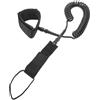 Parliky Corda da Surf Elastica Nera 7mm in Neoprene e Nylon Protezione Rail per Tavole da Paddle e Surf per Sport Acquatici