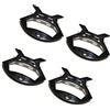 XUMIUZIY Avvolgicavo Piccolo da 10 Pezzi |Avvolgicavo in PP per Gadget da Pesca e Paracord (Black)