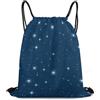 Generic Zaino Coulisse, Personalizzato Zainetto, Starry Sky, Fashion Sacca Ginnastica per All'Aperto, Viaggi, Spiaggia, 36X42cm