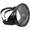 Baoblaze Maschera Subacquea Occhiali da Immersione Vetro Rinforzato Lente Chiara Guarnizione Stagna Cinturino Regolabile Stile Tradizionale Adatta per Attività Subacquee Snorkeling , Nero