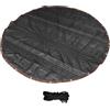 Générique Round Trampolino Shade Cover, 11.5FT Sun Protection Canopy Net, UV Block Weather Resistant Outdoor Safety Accessory, Waterproof Garden Backyard Park Playground Shelter, Kids Family Use