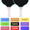 KOLOWKO Nastro personalizzato per nome racchetta da pickleball,Etichetta impugnatura ad anello in silicone personalizzata per presa sulla racchetta, regalo perfetto per gli amanti del pickleball - 2PC