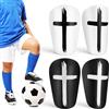 GOOHOCHY Supporto Parastinchi Calcio in Pu Resistente e Facile da Sostituire, 2 Paia di Parastinchi Piccoli per Allenamento e Partite Competitive