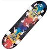 DFrywdgSEY Skateboard, Skateboard Completo 31 X 8, Tavole da Skateboard a Doppio Calcio in Acero a 8 Strati, for Adulti, Principianti, Adolescenti, Ragazzi e Ragazze