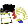 Ciclon Sports Ciclón Sports Training Pack XL | Borsa sportiva con scaletta 4 metri | 4 ostacoli | 4 pedine | Set di 20 cappelli evidenziatori, cappelli da allenamento | Libro con esercizi