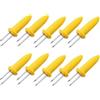 VTZSDCG 10 Pezzi Forchetta Spiedino di Mais Supporti in Acciaio Inossidabile sulla pannocchia Spiedini Forchette da Frutta Strumento da Cucina for Barbecue all'aperto