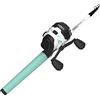 Zebco Roam Spincast Mulinello e canna da pesca telescopica, canna da pesca telescopica estensibile da 47 cm a 1,8 m, con manico ComfortGrip, mulinello Quickset anti-inversione, schiuma di mare, 30