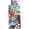 Jay Franco Set sacco a pelo e cuscino Marvel Avengers - Comodo sacco nanna da viaggio con manico, ideale per gite scolastiche e pigiama party