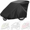 Tsawntd Copribici, Copribici per Rimorchio Bici, 55x33x39 210D Oxford Impermeabile con Rivestimento in PU, Bici per Bambini Anti-UV/Antivento/Antipolvere con Coulisse, Coperture per Rimessaggio Esterno