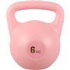 Beaupretty Set Kettlebell Riempibile da 6kg Impugnatura Antiscivolo in Pe, Attrezzatura per Allenamento Versatile e Design Rosa Chic per Esercizio Kettlebell a Casa