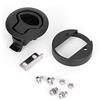 Rjrjc 2 Pollici 2 Pezzi Durevole ABS Rotondo Nero Flush Pull Slam Latch Deck Hatch Maniglia Serratura per cassetti per Barche e
