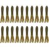 LIYJTK Esche da pesca Simulazione di calamari Esche in PVC 20 pezzi per la pesca in acqua di mare (Verde)