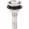 KunEchevyr Raccordo valvola a guscio destro in acciaio inossidabile 316, foro di ventilazione 16 mm per barche marine, navi, yacht