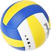 Funien Pallavolo Taglia 5 Pallavolo Morbido da Beach Volley Indoor Outdoor Ufficiale [segnaposto] Pallone da Allenamento per Partite in PVC Cucito a Macchina con Ugello