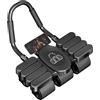 Generic Ab Wheel Roller Automatic Rebound - Macchina per addominali con design a 6 ruote per allenamento addominale, Core Trainer con supporto per telefono per esercizi di , allenamento della pancia