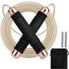 Gyism Corda per saltare professionale per adulti, con regolazione del peso di 240 g, corda per saltare per adulti con lunghezza di 3 metri, corda in PVC antiscivolo, per fitness, resistenza e salto