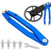Generic Set di chiavi per bicicletta, chiave a doppia testa, chiave a perno regolabile, kit di riparazione multifunzione per mozzo, manovella, movimento centrale, ruota libera, cassetta e manutenzione catena