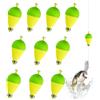 Generico Galleggianti Da Pesca - Indicatori Di Cattura Galleggianti, Kit Di Attrezzatura Per Bobber Ponderato Da 10 Pezzi, Set Di Attrezzi Da Esterno Durevoli | Galleggiantis Per Piattaforme Da Bass Fishing