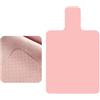 Allthingstore Tappetino da pilates Reformer con fondo in silicone antiscivolo e morbida pelle scamosciata artificiale per assorbire il sudore per yoga e allenamento fitness, colore blu (rosa)