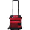 Stylebest Scatola Isolante Impermeabile con Dispositivo di Raffreddamento Mobile di Grande capacità per Campeggio Picnic Rosso 43 Litri 600D Oxford