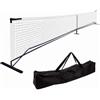TAIZhiChen Rete Autoportante da Pickleball con Borsa Rete Portatile da Pickleball Struttura in Metallo, Bianco