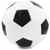 PithCogent Palloni da calcio misura 5, confezione da 1 pallone da calcio misura 5, PVC/pu addensato, valvola con chiusura ad, per allenamenti e partite, bianco e nero