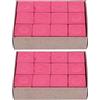 Jelquix Gesso con Punta per Stecche NoSlip da 24 Pezzi, Elevata Adesione e Design Leggero, Ideale per Giochi di Biliardo, Disponibile in Blu e Rosso (Blue)