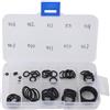 Cerlyiont Kit Guarnizioni O Ring per Sub Nitrox - 50 pezzi in Plastica 70 Duro, 10 Misure Assortite per Attrezzatura Subacquea, Snorkeling e Surf