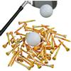 Générique Tees Da Golf in Legno, Piccole Tees Da Golf Colorati, Per Supporto Palla 50 Pezzi Forniture Di Pratica Swing per Adulti