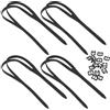 NUOBESTY 4 Pezzi Cinturino di Ricambio in Silicone per Maschera Subacquea con Regolazione Rapida Antiscivolo per Vacanze Estive in Spiaggia e Piscina