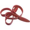 Toddmomy Polsini in Cuoio Rosso 2 Pezzi Protezione per Mano Compatibilità per Corde in Sessioni di Allenamento e Competizione