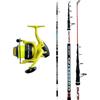 Kolpo combo con Furiamarina Canna da Pesca Surfcasting telescopica 420 cm + Mulinello 6000