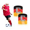 SAHONFEN 2 Fasce da Capitano, Fasce da Capitano da Calcio Elastiche Regolabili Unisex, Utilizzabili per Calcio per Adulti, Molte Competizioni Sportive, Squadre di Avventura all'Aperto