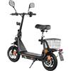 IWAFO Monopattino Elettrico Pieghevole per Adulti, 3 Velocità, Batteria Da 48v 13ah, Display, Specchietto Retrovisore, Pneumatici Larghi Da 12 Pollici, Pedana Ampia