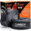 YunSCM 2PCS 37-489 22 pollice Camere d'aria 22x1 3/8 AV32mm Valve Compatibile 22 pollice bike Camere d'aria