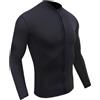 Chewtoyo Muta da donna in neoprene, 2 mm, a maniche lunghe, con cerniera frontale, taglia M, per immersioni e surf, costume da bagno termico per sport acquatici, materiale delicato sulla pelle