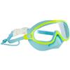Generisch Occhialini da nuoto con copertura per il naso, anti-appannamento e protezione UV, con tappi per le orecchie, per ragazze, 4-16 anni, acqua, estate, piscina, allenamento, sport