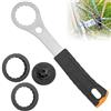 JUNANDHBAO Attrezzo per Bicicletta Centerlock, Chiave a Pedale per Bicicletta, con 2 Adattatori e 1 Strumento per Il Coperchio della Pedivella, Compatibile con Shimanoo Hollowtechll, BB9000, BBR60.
