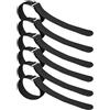 MOBUTOFU Cinghie Regolabili per Ramponi da Ghiaccio, 3 Paia in Nylon e Metallo, Distribuzione Uniforme della Forza, per Scarpe da Trekking Invernali e Arrampicata Outdoor