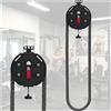 SXQYCH Allenatore con Corda Infinita, Pulley Cable Machine, Resistenza Massima fino 20 kg, Corda in Nylon Lunga 4 m, for Allenare Forza di Presa, Braccia, Schiena, Coordinazione(Red)