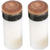HOODANCOS 10 Unitá Puntali da Biliardo Stile Americano in Gomma e Pelle per Stecche da Biliardo, Accessori Resistenti per Rinforzare e Mantenere la Performance della Stecca