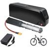 HJGHY ,36v 12.8ah, Batteria per ebike da 36 V 10 Ah 15 Ah Batterie al Litio per Bici elettriche da 48 V 20 Ah 13 Ah 15 Ah Batteria per Tubo Obliquo da 52 V 20 Ah