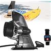 Generic Kit di pinne per motore premium per SUP elettrico, convertitore per tavola da surf jet, elica da 160 W, batteria da 288 Wh, carica di 4 ore, elica per pinne per tavola da surf a velocità regolabile 24
