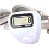 Generic Anello clicker contatore per dita, display digitale silenzioso, con display digitale, per biblioteca, golf, sport, allenamento, conteggio, lavoro a maglia, pesca, campeggio, escursionismo