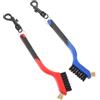 Alipis Spazzola per Pulizia Golf Doppia Faccia 2 Pezzi con Setole Dure e Morbide, Manico Ergonomico Antiscivolo in ABS con Copertura e Moschettone per Sacche Golf