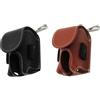 Generic Custodia Golf Pelle PU Clip Cintura - Contiene Palline e Tee, Piccola Borsa Facile da Pulire for Il Driving Range, Porta Accessori Portatile 2 Pezzi