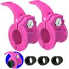 ZY-HUAN Morsetti per bilanciere, dimensioni regolabili, 30 mm, 28 mm, 25 mm, 23 mm, clip a sgancio rapido, per crossfit, sollevamento pesi, allenamento professionale (colore rosa)