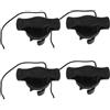 NIYANGLE Coperture per Valvole ad Alta Pressione in PVC Nero per Kayak e Paddle Board, Confezione da 8 Unitá e Sport Acquatici
