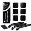VeloChampion Kit di Riparazione Forature per Bicicletta. 3 Leve Smontacopertoni, 6 Toppe Autoadesive e Scatolina Compatta. Riparazione camere d'Aria per Bici da Strada, MTB ed e-Bike.