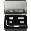 BSLSVGE Pesi per Stecche da Biliardo Regolabili Set 4 Dimensioni 0.3oz 0.5oz 1.0oz 1.5oz Accessori da Biliardo in Alluminio per Giocatori Professionisti di Stecche Cuetec